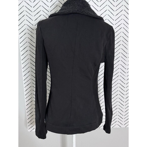 James Perse Los Angeles Sherpa Collar Double Breasted Jacket Size 3 - Picture 4 of 12